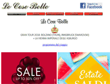 Tablet Screenshot of lecosebelle.it